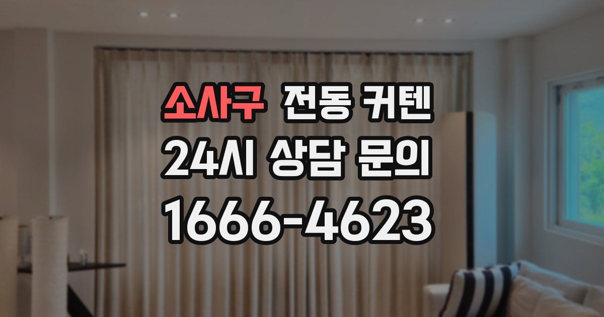 소사구 전동 커텐
