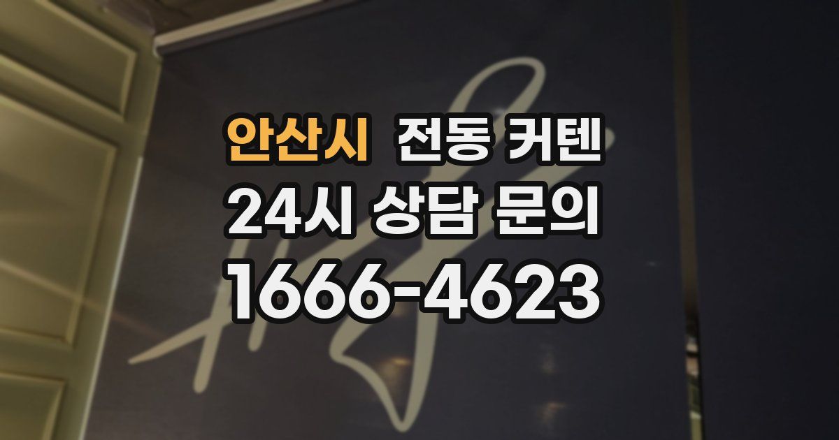 안산시 전동 커텐