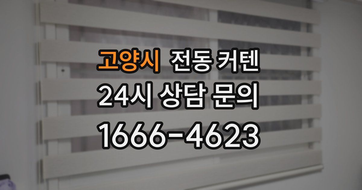 고양시 전동 커텐