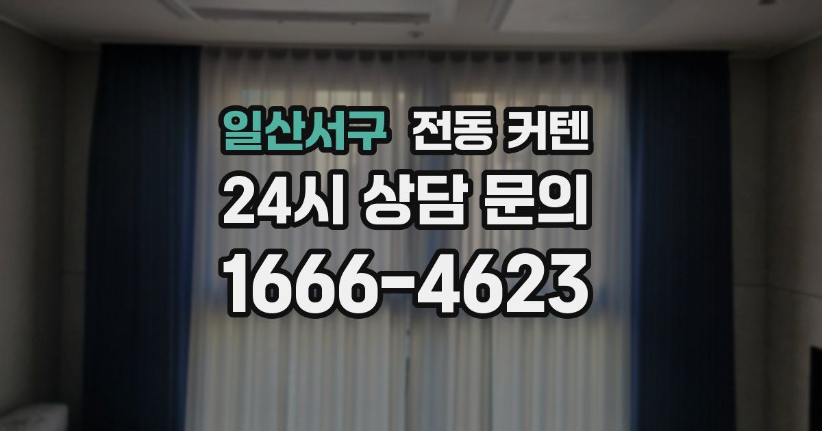 일산서구 전동 커텐