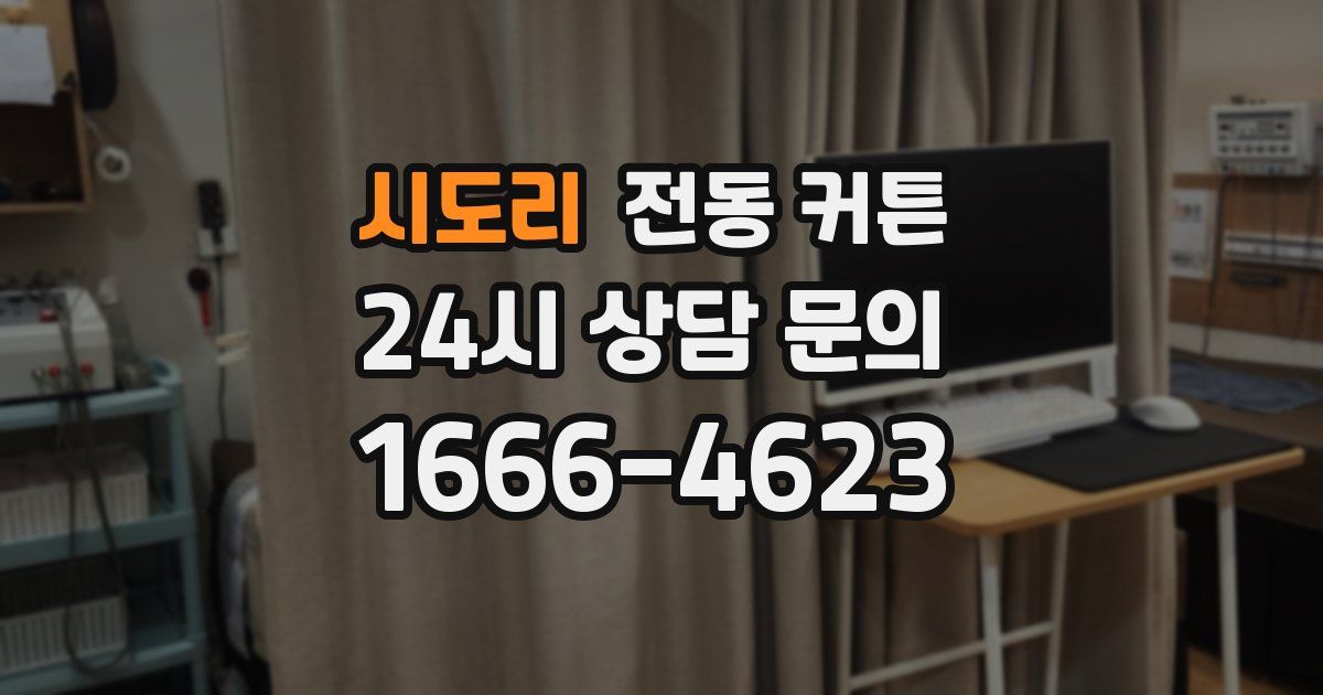 시도리 전동 커튼