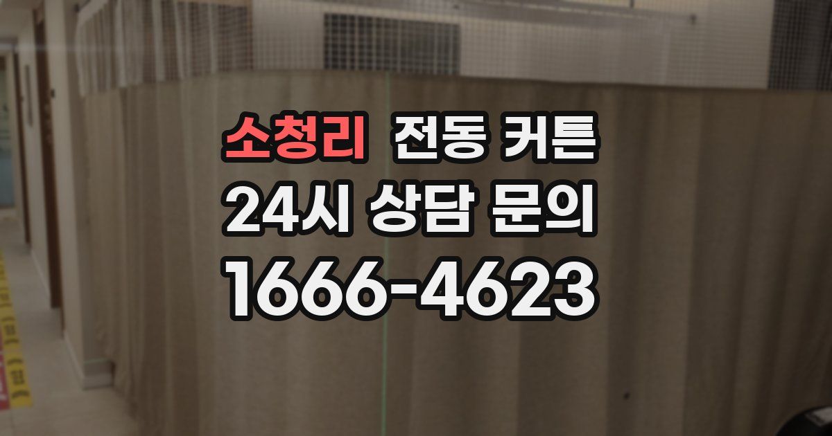 소청리 전동 커튼