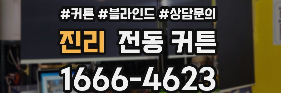 진리 전동 커튼