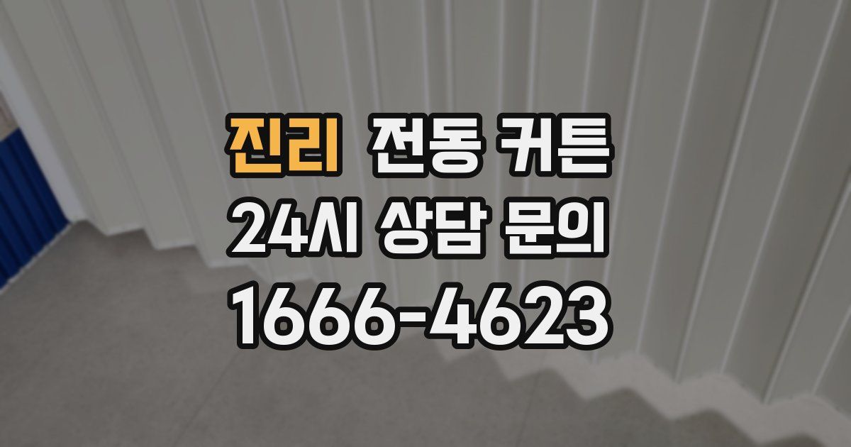 진리 전동 커튼
