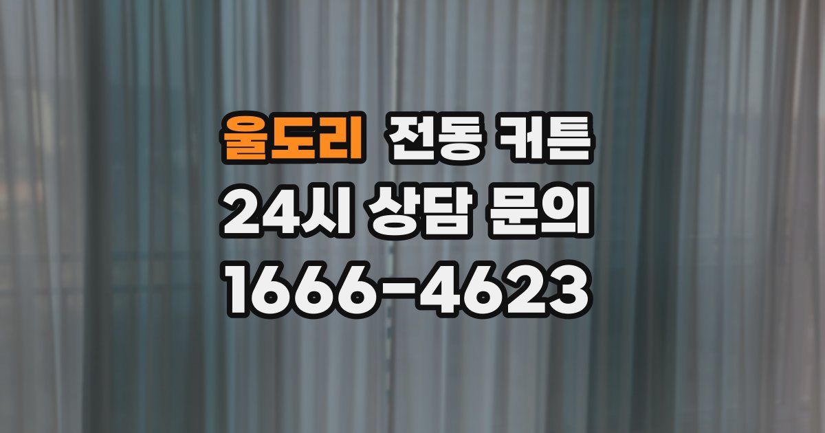 울도리 전동 커튼