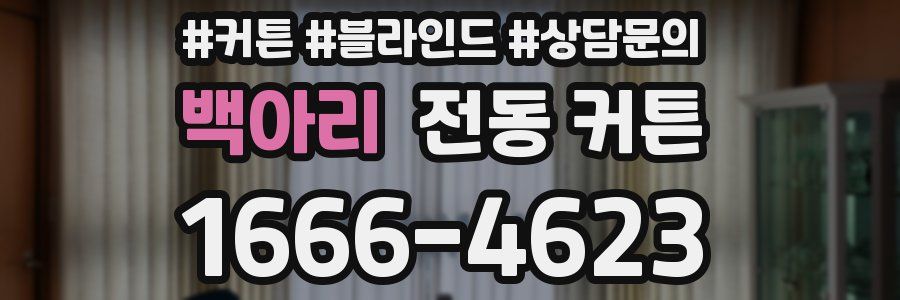백아리 전동 커튼