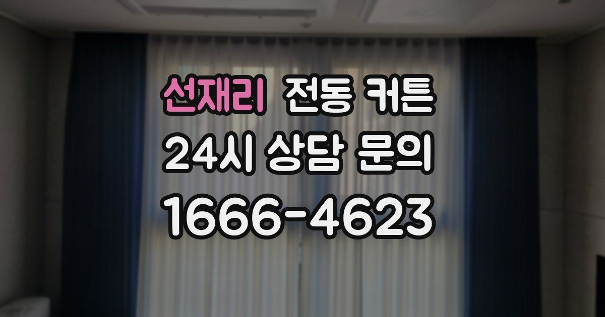 선재리 전동 커튼