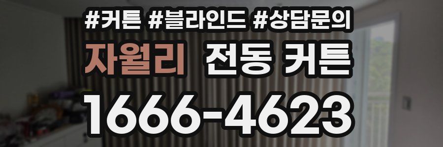 자월리 전동 커튼