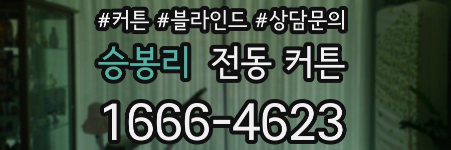 승봉리 전동 커튼