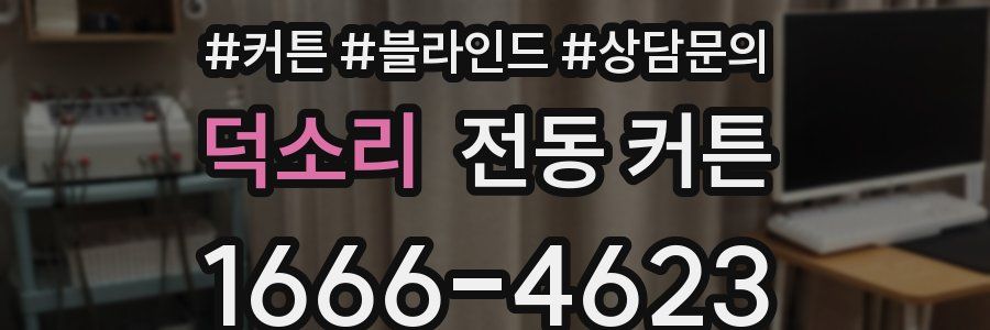 덕소리 전동 커튼