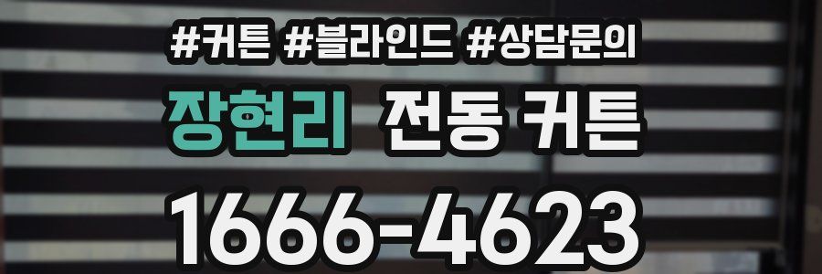 장현리 전동 커튼
