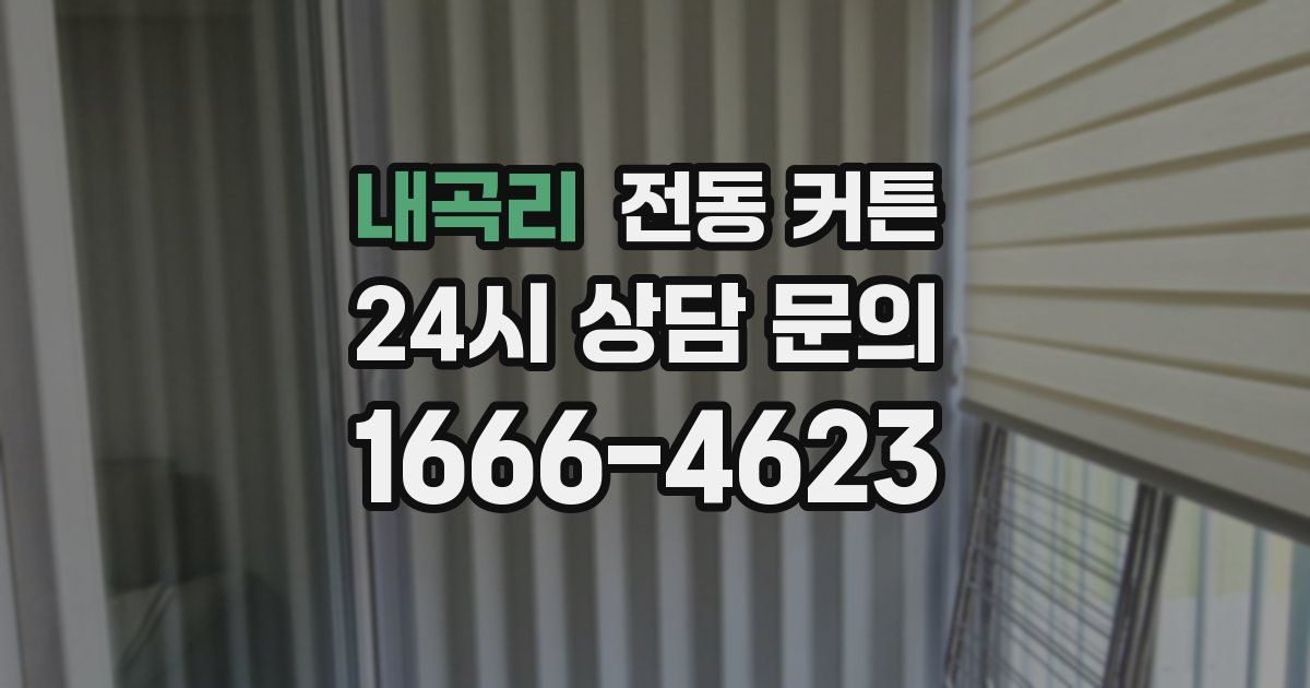 내곡리 전동 커튼