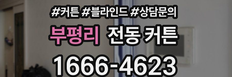 부평리 전동 커튼
