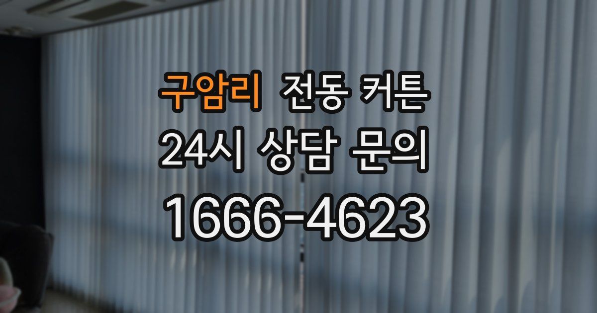 구암리 전동 커튼