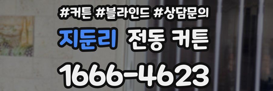 지둔리 전동 커튼
