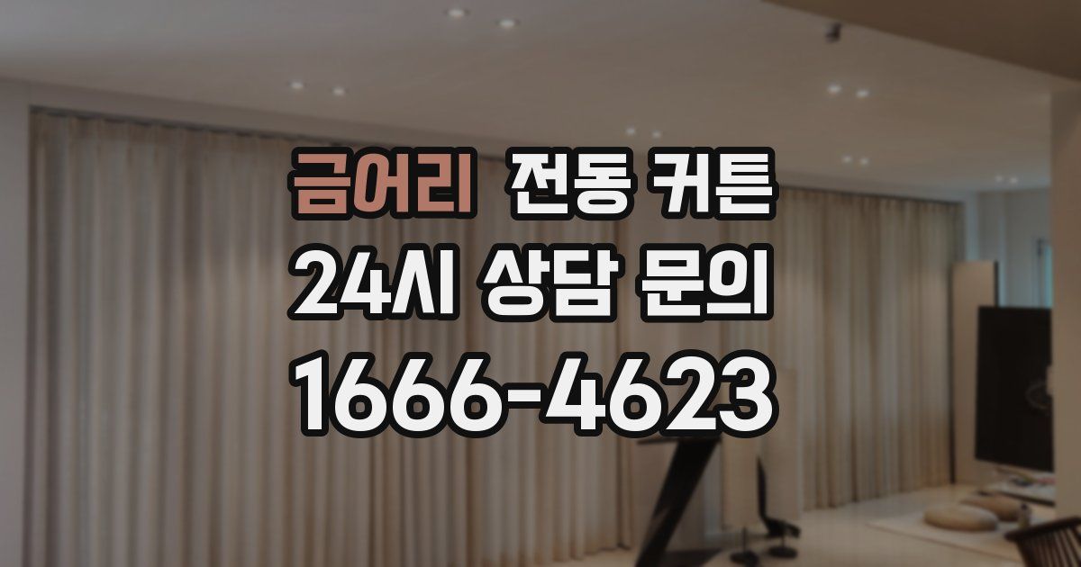 금어리 전동 커튼