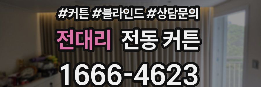 전대리 전동 커튼