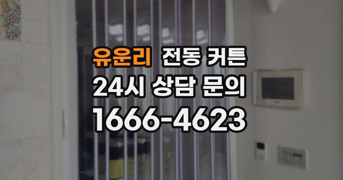 유운리 전동 커튼