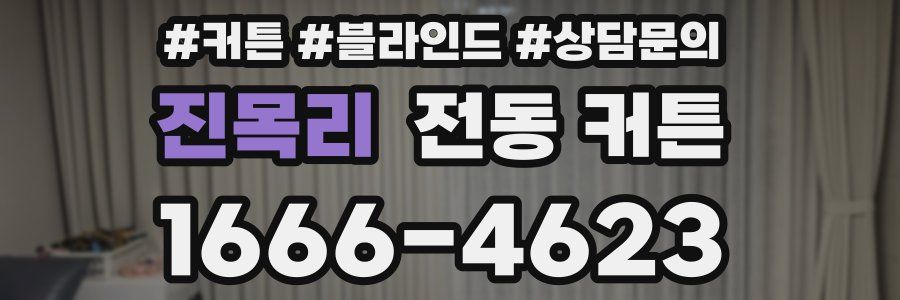 진목리 전동 커튼