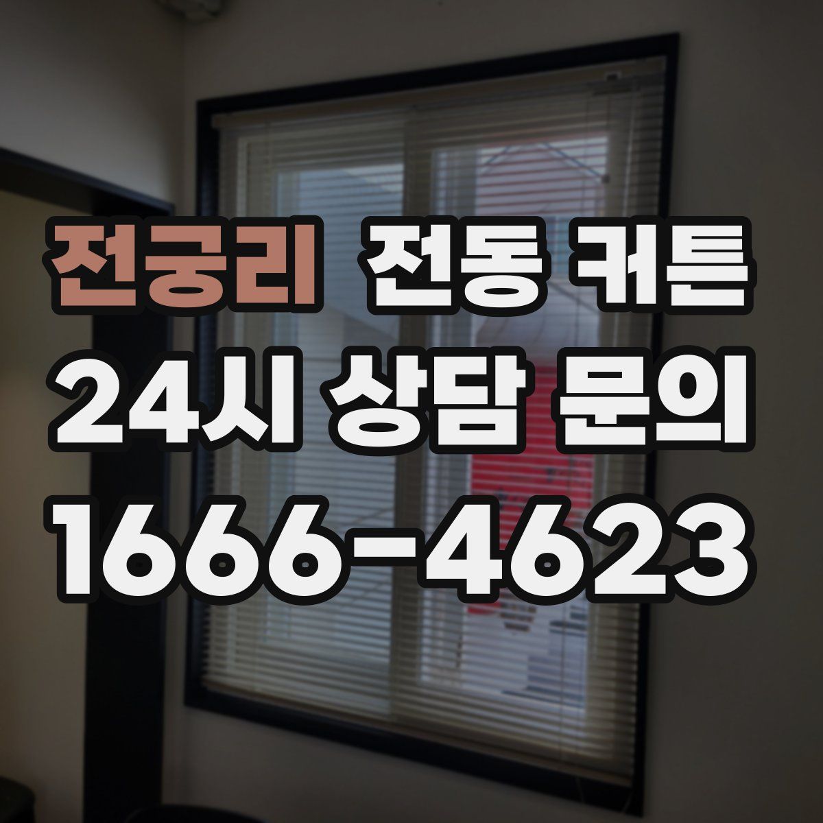 전궁리 전동 커튼