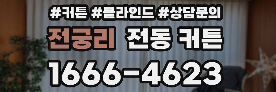 전궁리 전동 커튼
