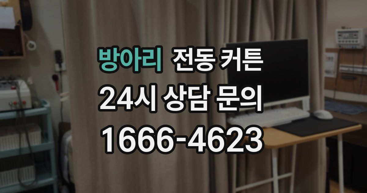 방아리 전동 커튼