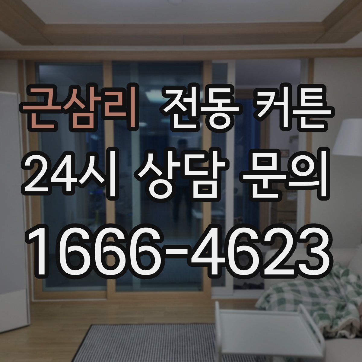 근삼리 전동 커튼