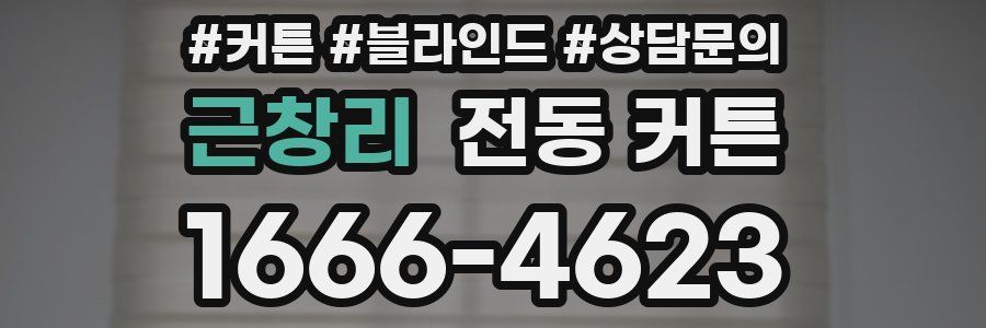 근창리 전동 커튼