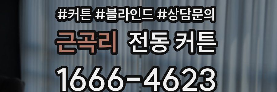 근곡리 전동 커튼