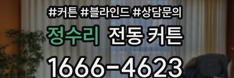 정수리 전동 커튼
