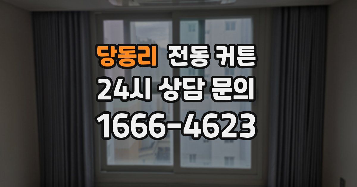 당동리 전동 커튼