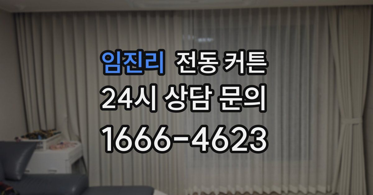 임진리 전동 커튼