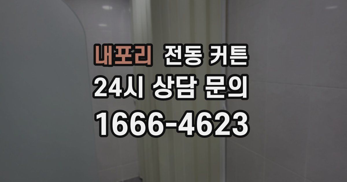 내포리 전동 커튼