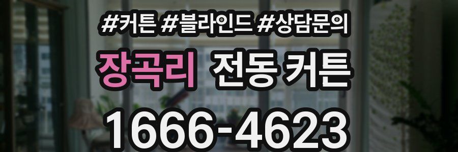 장곡리 전동 커튼