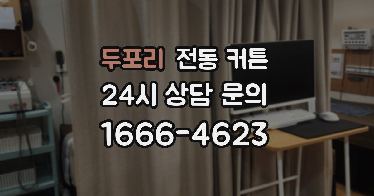 두포리 전동 커튼