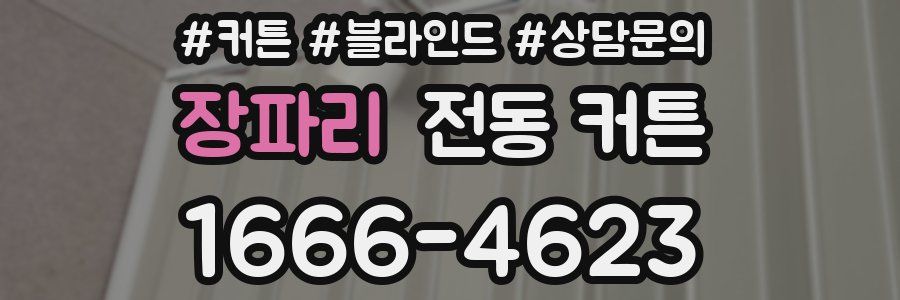 장파리 전동 커튼