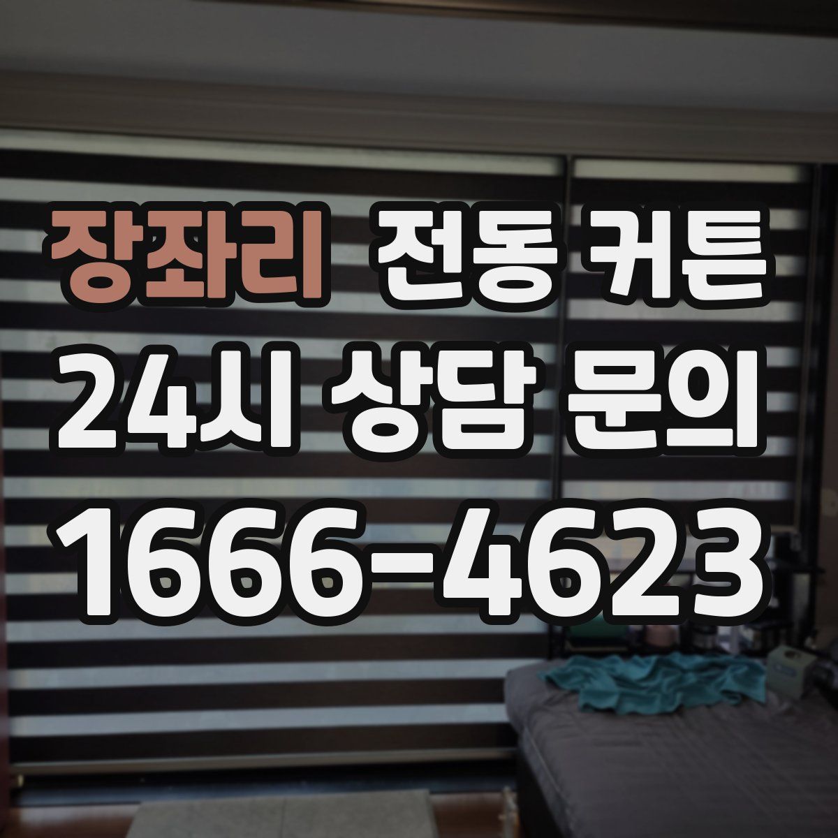 장좌리 전동 커튼