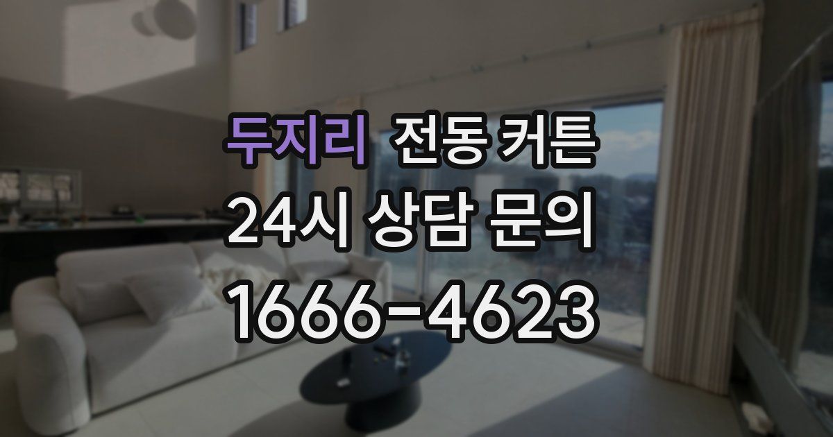 두지리 전동 커튼