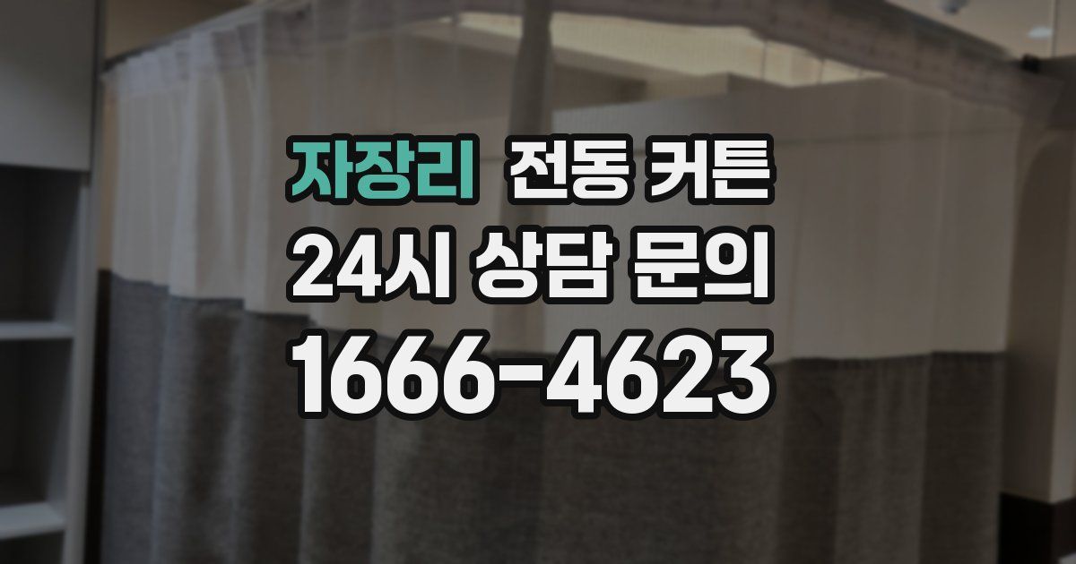 자장리 전동 커튼