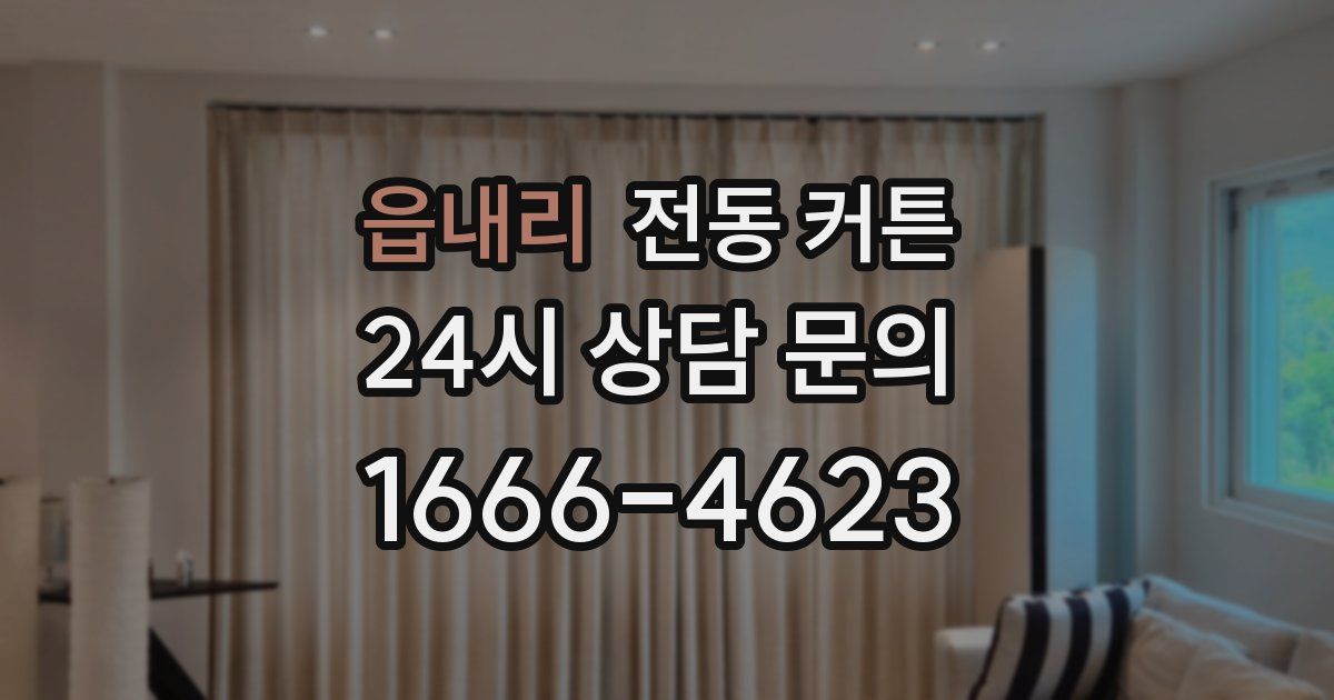 읍내리 전동 커튼