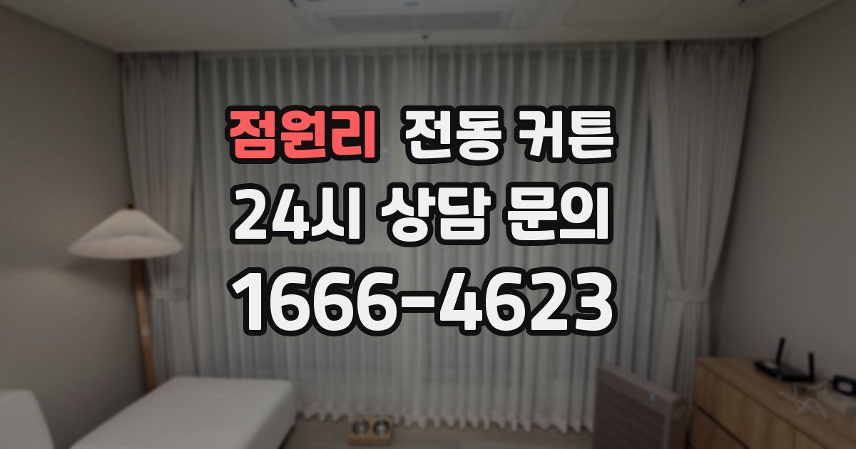 점원리 전동 커튼