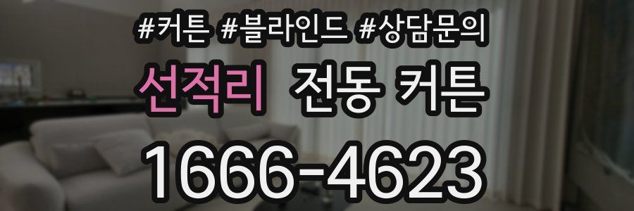 선적리 전동 커튼