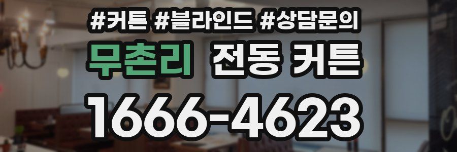 무촌리 전동 커튼