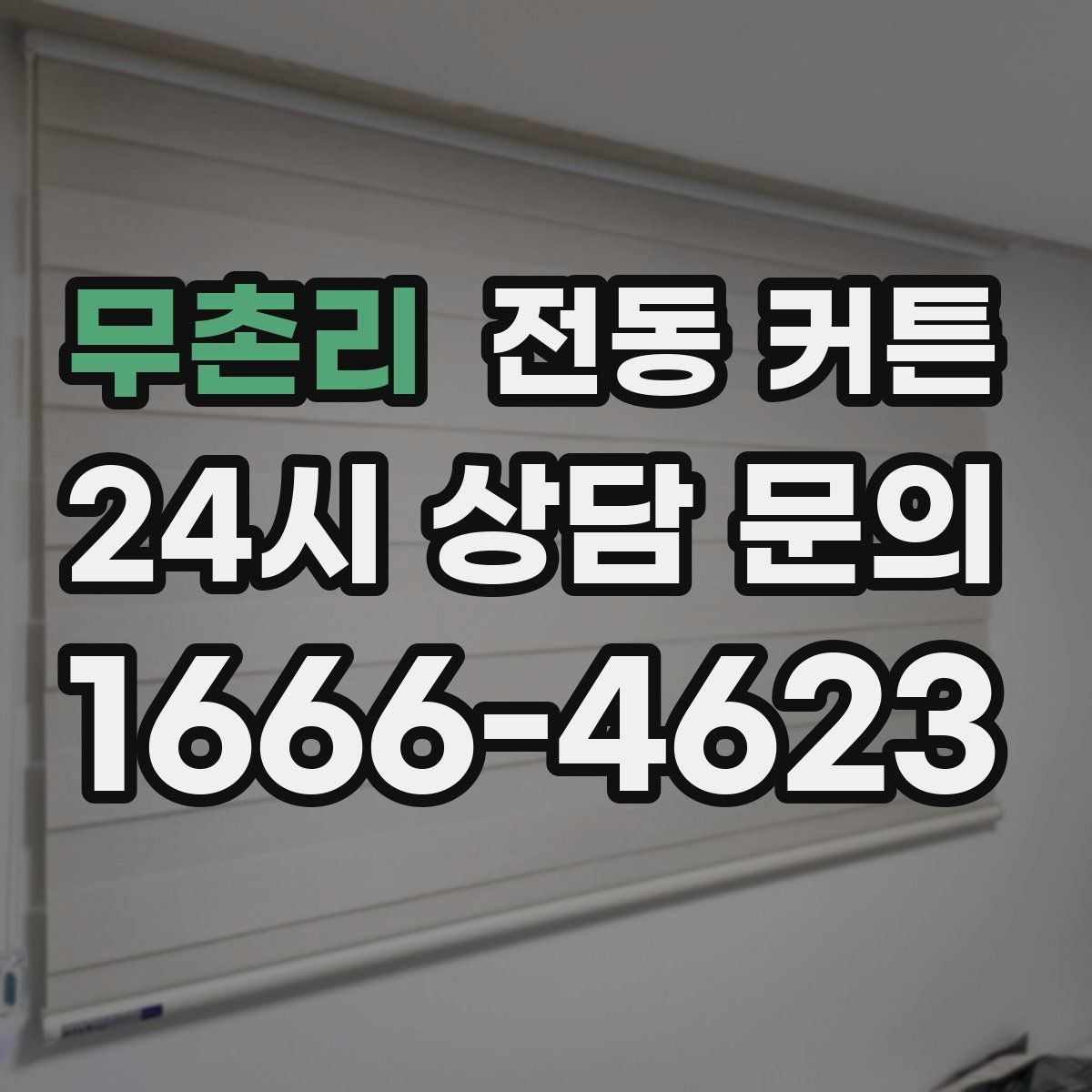 무촌리 전동 커튼