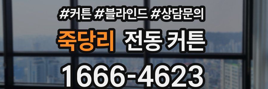 죽당리 전동 커튼