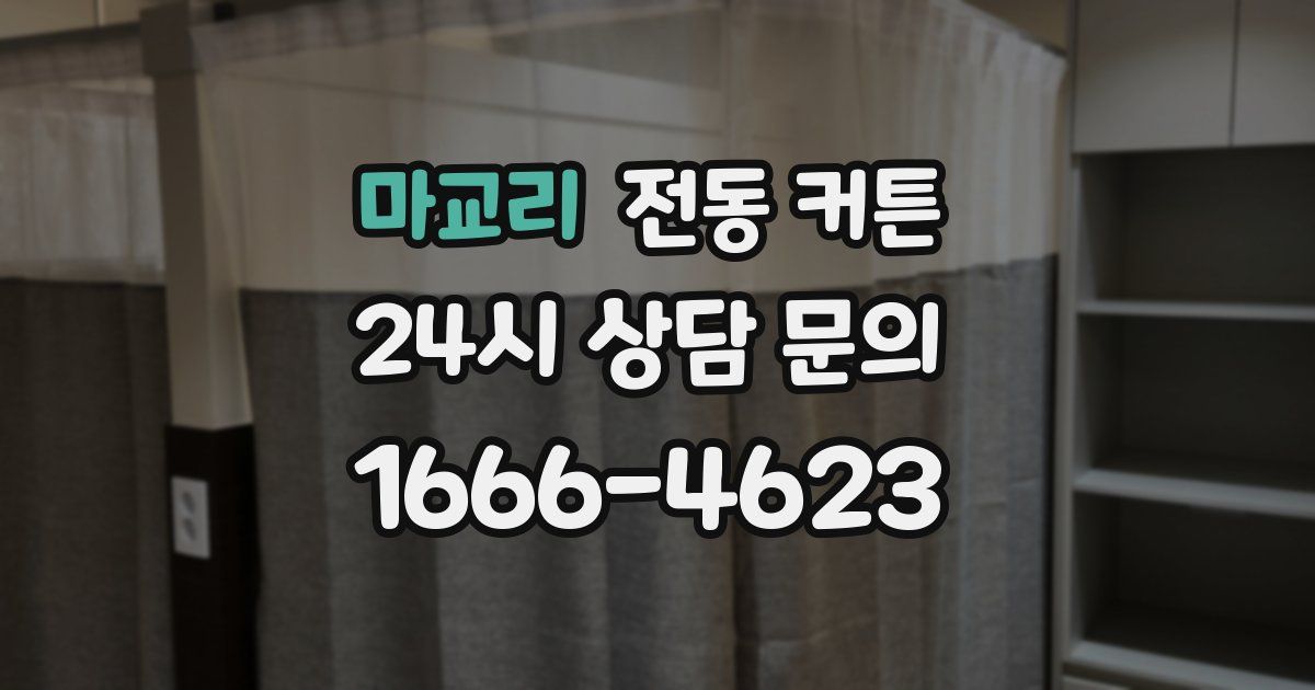마교리 전동 커튼