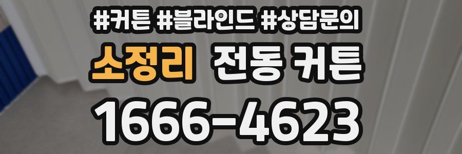 소정리 전동 커튼