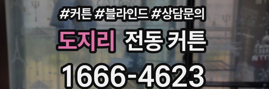 도지리 전동 커튼