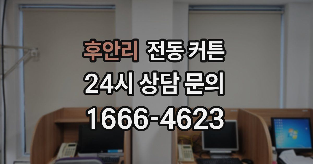 후안리 전동 커튼