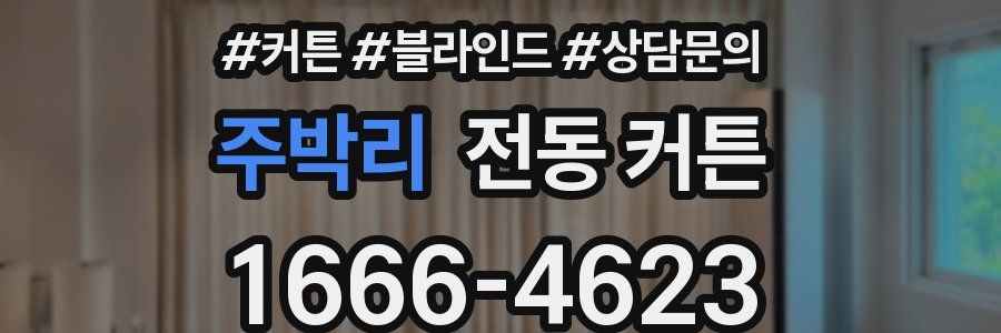 주박리 전동 커튼